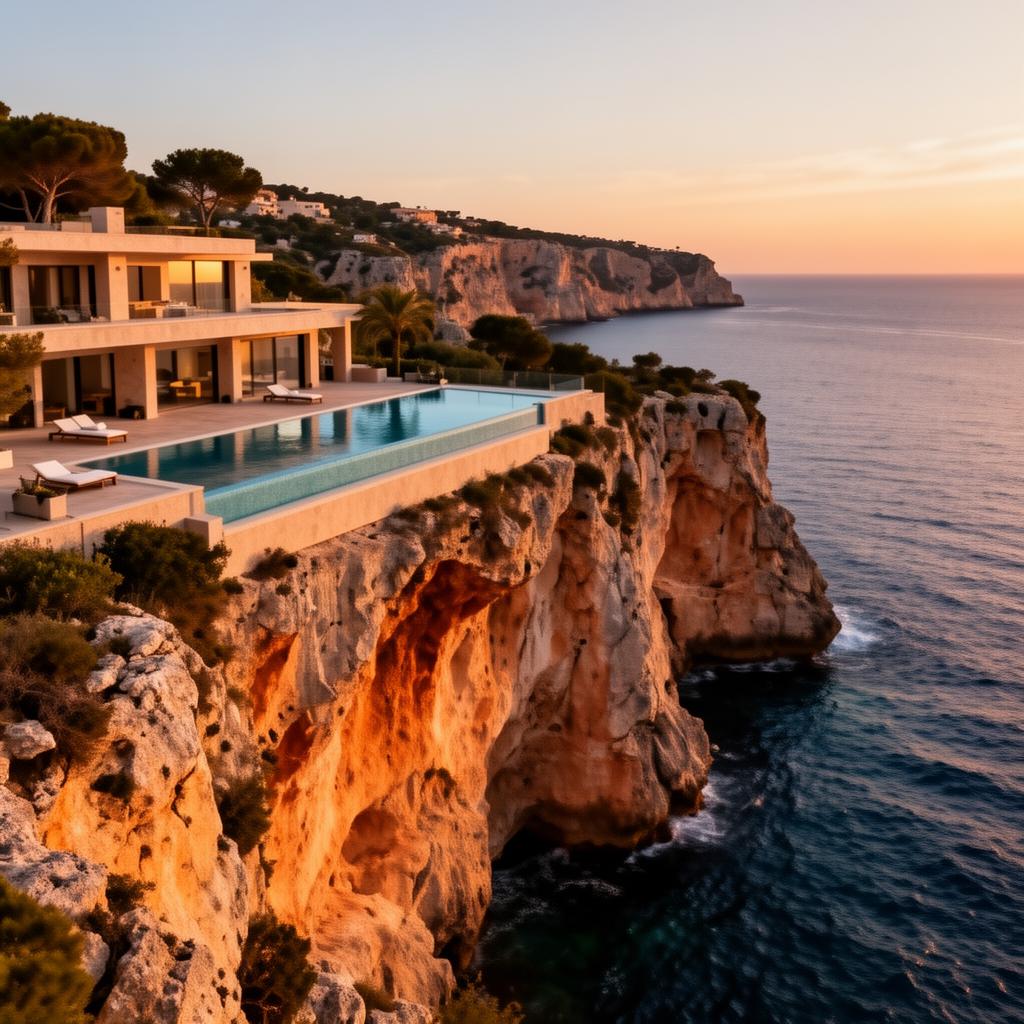 Mallorca, o vilă agățată de stânci