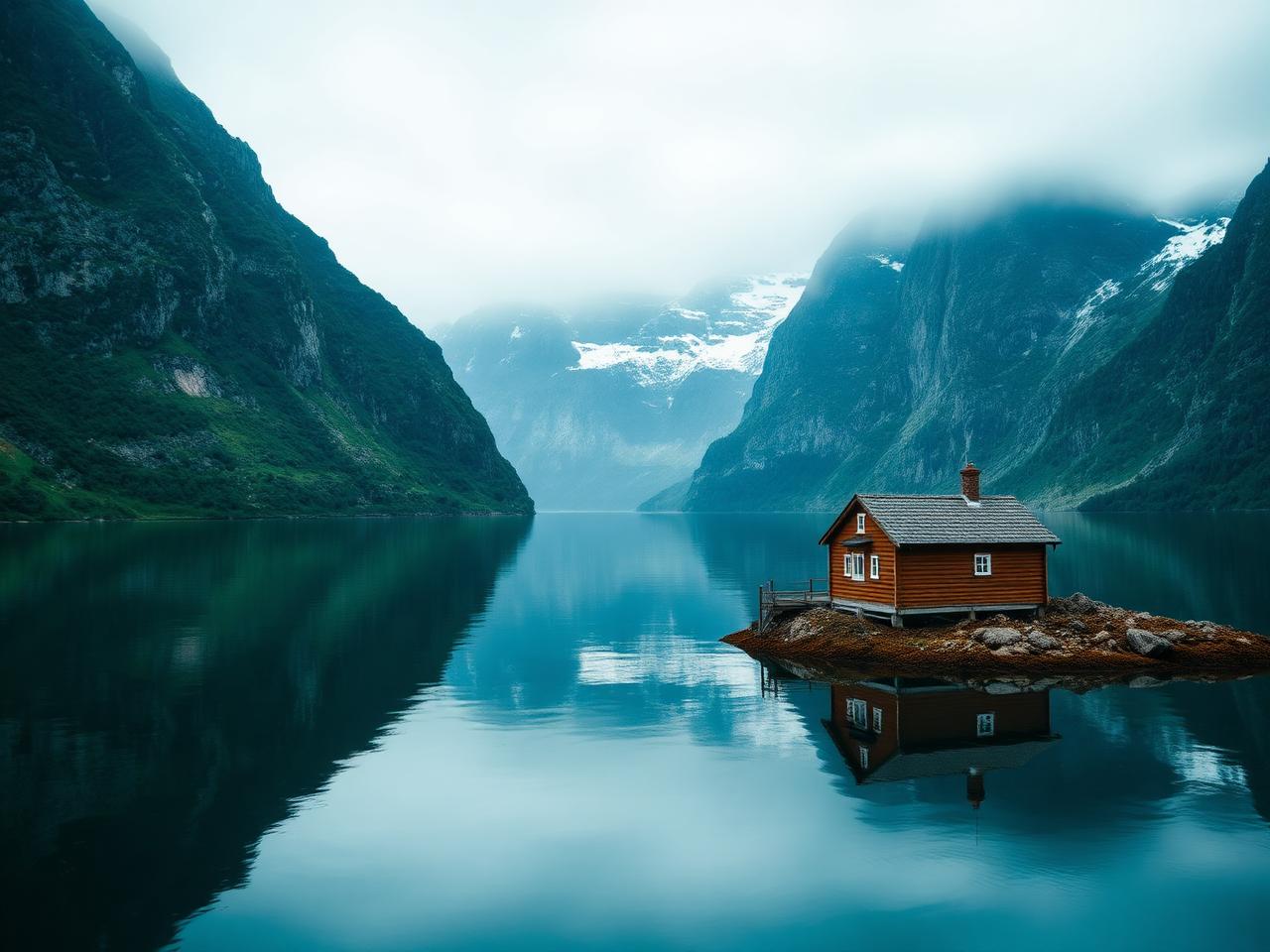 Norvegia, un fjord care încape în palmă